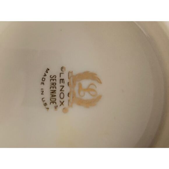 Lenox Serenade Bowl, Small Footed Serving Dish with Bird, Vintage Collectible Gi - Picture 5 of 6